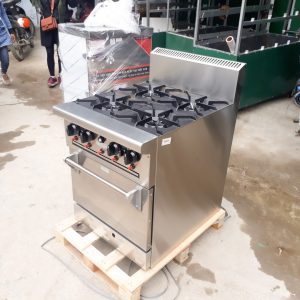 Bếp âu 4 họng có lò nướng BERJAYA DRO4-17