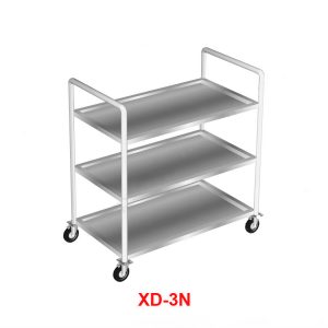 Xe đẩy inox 3 tầng XD 3N