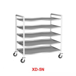 Xe đẩy inox 5 tầng XD-5N