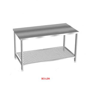 Bàn Chặt Inox Lót Gỗ Giá Nan BCI-LGN