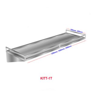 Kích thước của Kệ Inox Treo Tường 1 Tầng KITT-1T