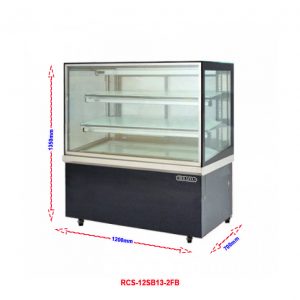 Kích thước Tủ trưng bày bánh BERJAYA RCS-12SB13-2FB