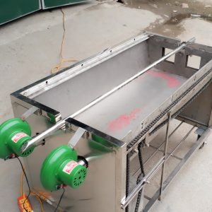 bên trong của lò nướng than hoa