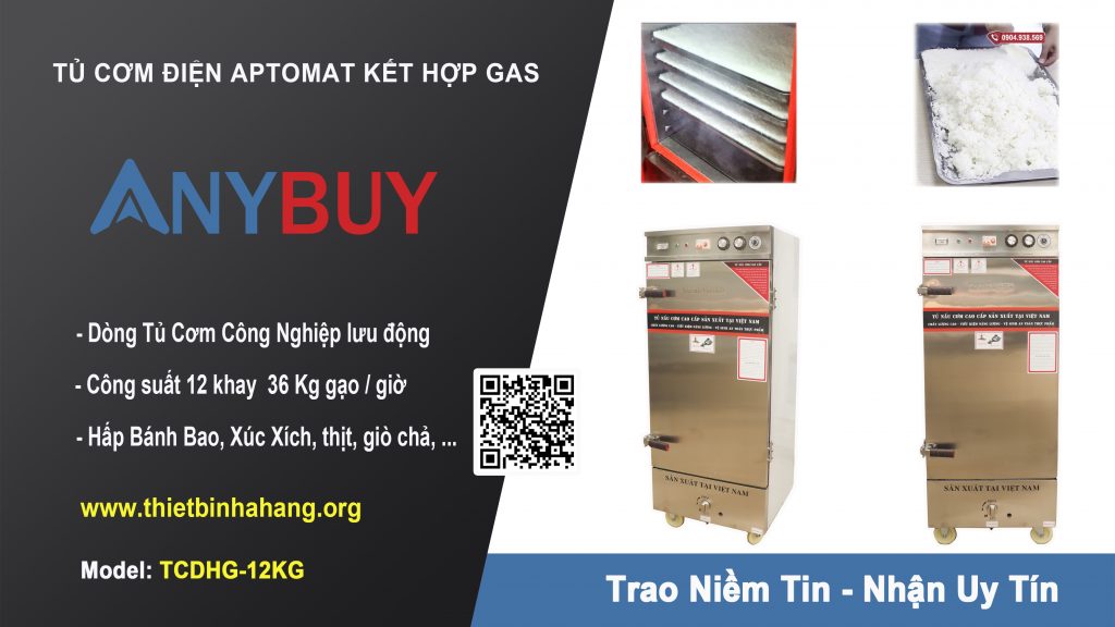 Hướng dẫn lắp đặt và sử dụng Tủ Cơm Điện Kết Hợp Gas