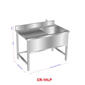 Kích thước Chậu rửa 1 hố lệch phải CR-1HLP