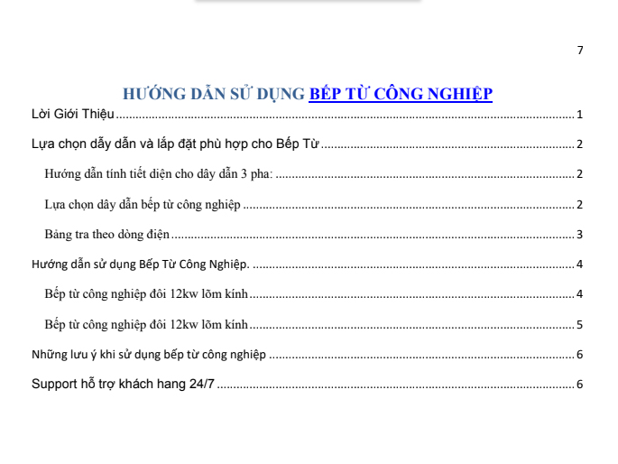Hướng Dẫn Sử Dụng Bếp Từ Công Nghiệp