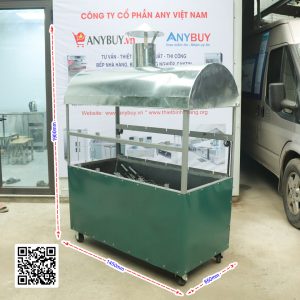 Kích thước Lò Nướng Vịt 2 Tầng 10 Xiên LNV2T10