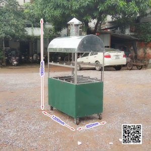 Kích thước Lò Nướng Vịt 2 Tầng 8 Xiên LNV2T8