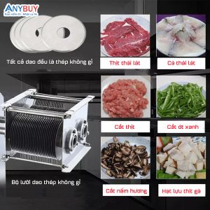 Bộ lưỡi dao Máy Thái Thịt Tươi Sống Q125