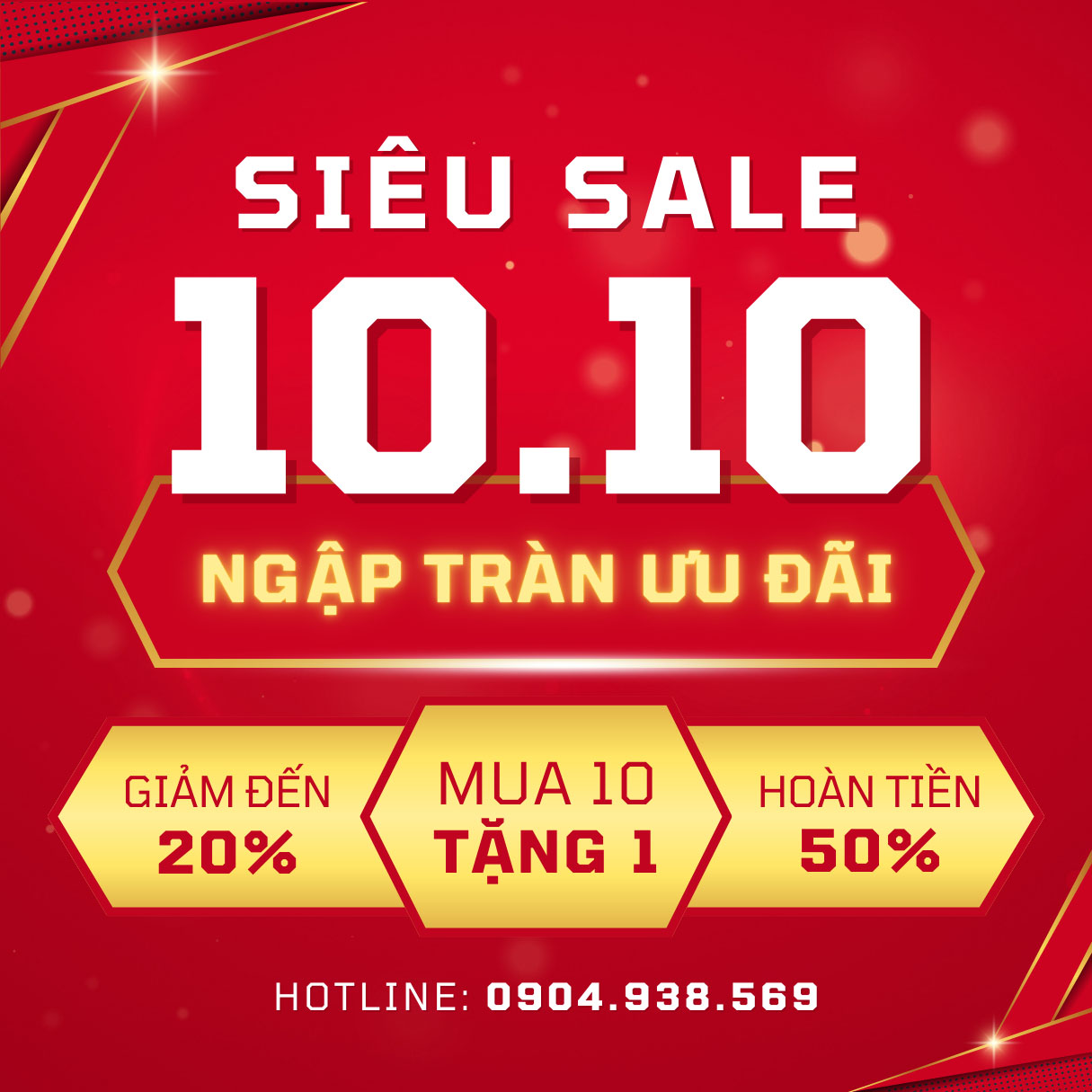 Siêu Sale 1010 ngập tràn ưu đãi