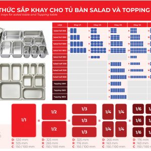 Khay Tủ Bàn Salad