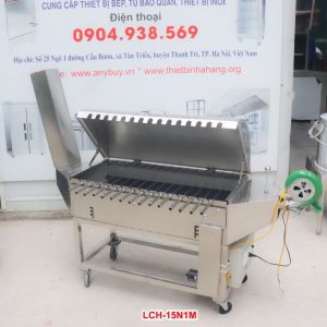 Máy Nướng Chả Inox 15 Xiên LCH-15N1M