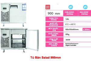 Tủ Bàn Salad 900mm