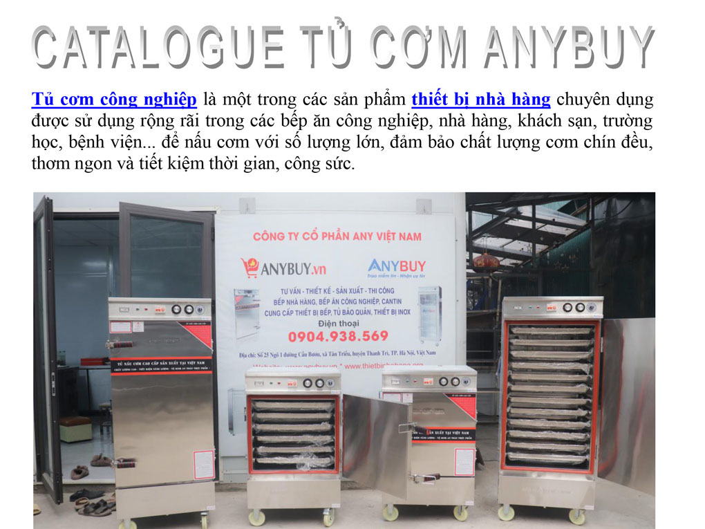 Catalogue Tủ Cơm