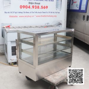 Tủ inox hâm nóng và trưng bày HN-TB