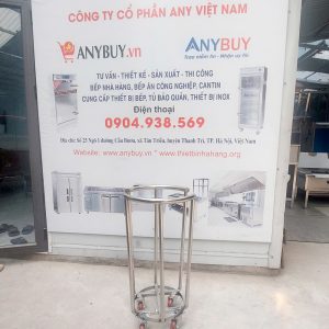 Xe đẩy chảo nướng XD-CN cho nhà hàng BBQ