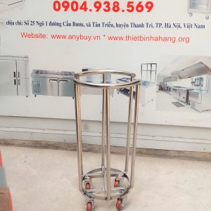 Xe đẩy chảo nướng XD-CN cho nhà hàng BBQ