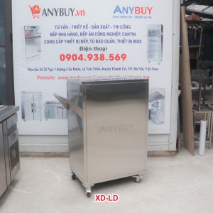 Xe Đây Inox lên Đồ ăn Nhà Hàng XD-LD