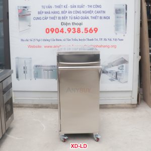 Xe Đây Inox lên Đồ ăn Nhà Hàng XD-LD