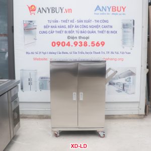 Xe Đây Inox lên Đồ ăn Nhà Hàng XD-LD