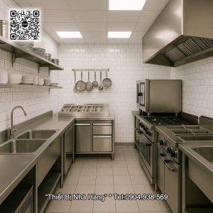 Nguyên tắc thiết kế khu bếp nhà hàng chuyên nghiệp và hiệu quả