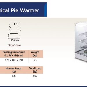 Thông số của Tủ hâm nóng dùng điện Berjaya FW-5G