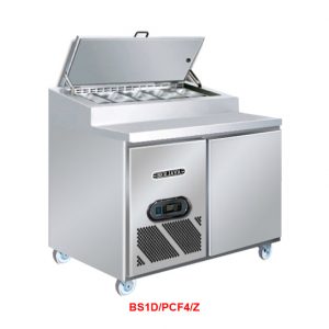 Bàn mát pizza 1 cánh Berjaya BS1D/PCF4/Z dài 1,2m