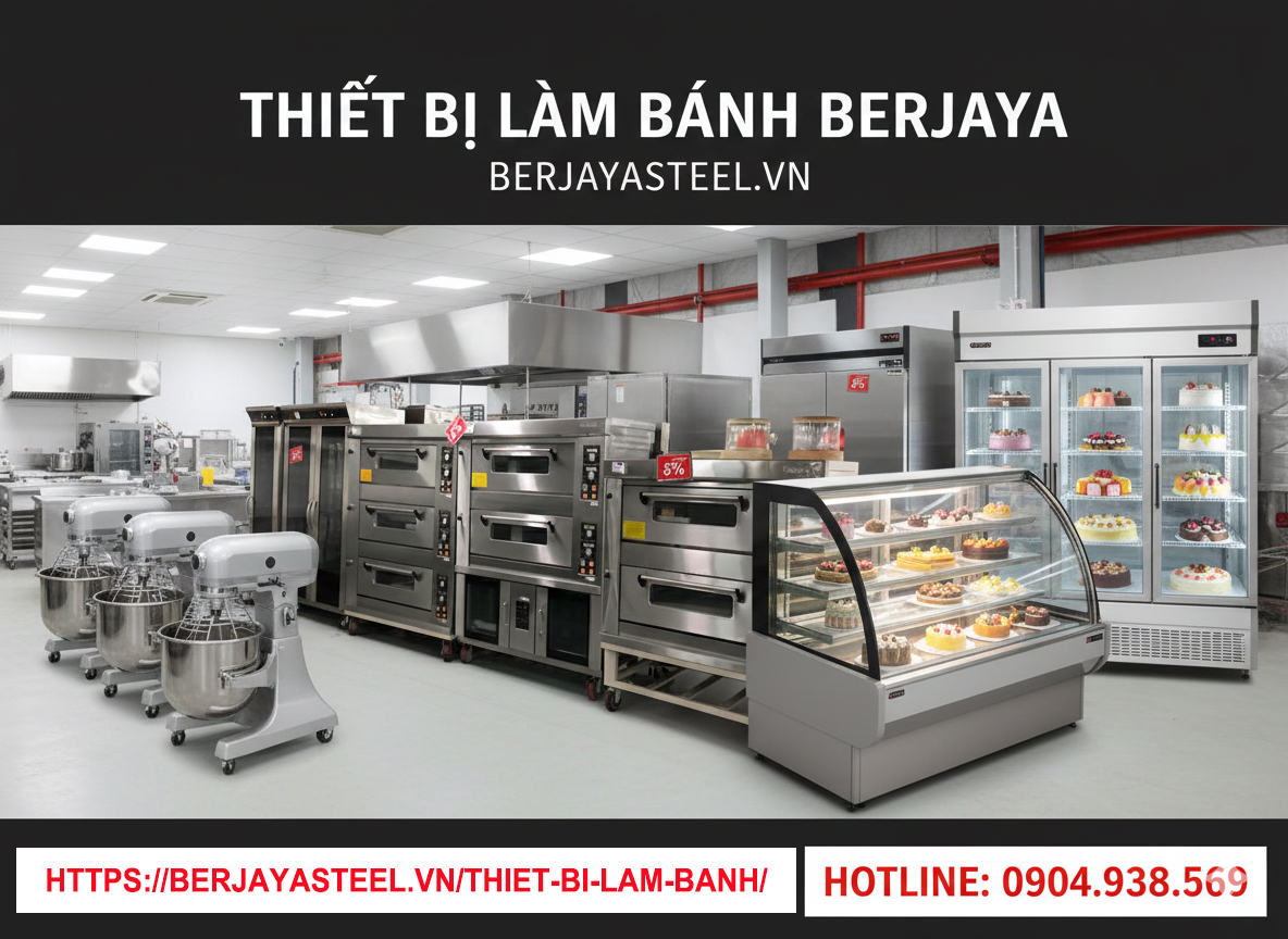 Thiết Bị Làm Bánh Berjaya
