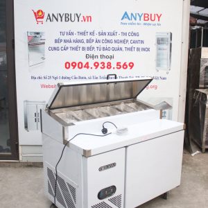 Bàn mát pizza 1 cánh Berjaya BS1D/PCF4/Z dài 1,2m