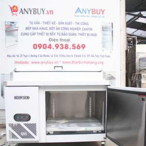 Bàn mát pizza 1 cánh Berjaya BS1D/PCF4/Z dài 1,2m