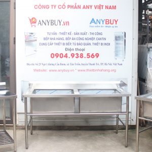 Chậu Rửa Đôi Inox Công Nghiệp CR-2HCN