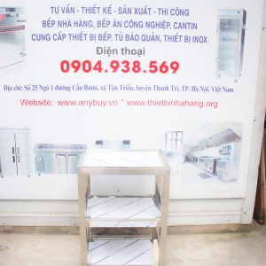 Kệ Inox 3 tầng KI-3T để máy đun nước 60 lít