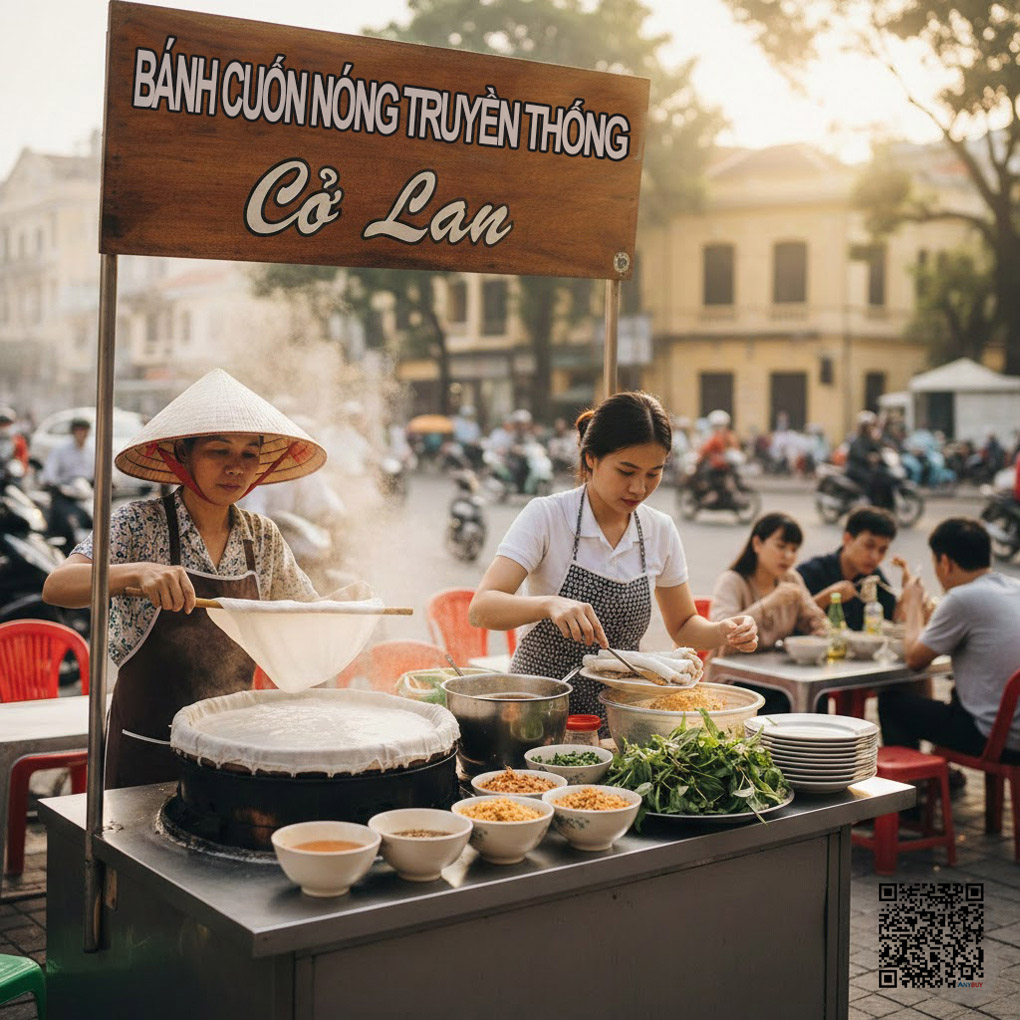 Mở cửa hàng bánh cuốn nóng Cần gì