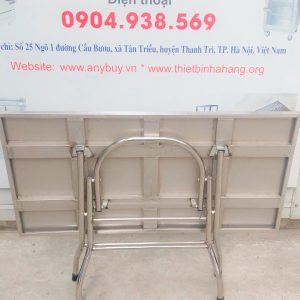 Bàn Ăn Inox (Thép Không Gỉ Công Nghiệp)