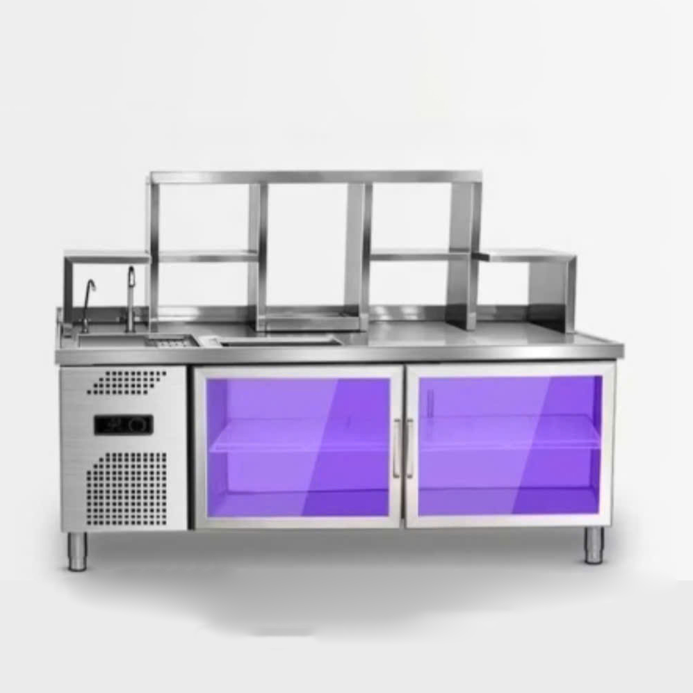 Tủ Bàn Inox Quầy Bar Trái Tim Pha Chế