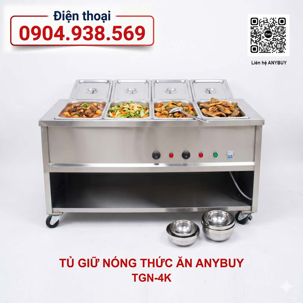 Hướng Dẫn Sử Dụng Tủ Giữ Nóng ANYBUY
