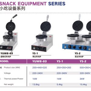 Thông số kỹ thuật của Máy làm bánh Waffle