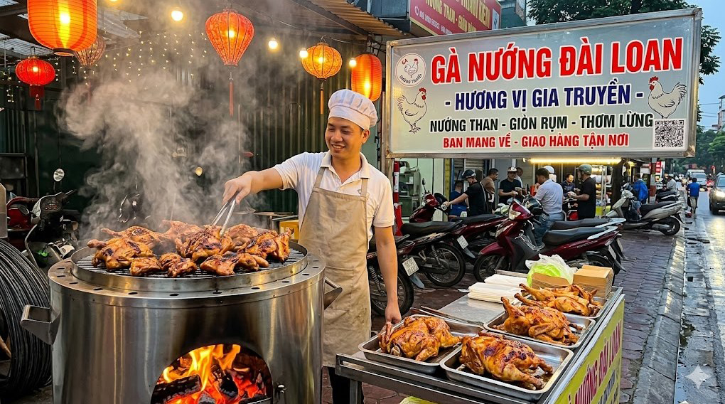 Gà Nướng Vị Ngon Đậm Đà Da Giòn Tan