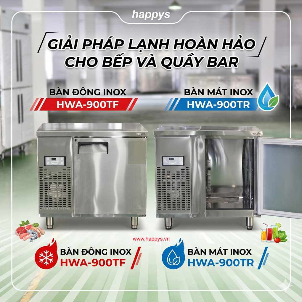 Giải Pháp Lạnh Hoàn Hảo Cho Bếp và Quầy Bar