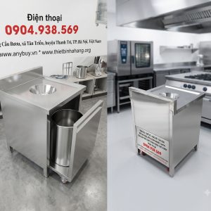 Bàn Gom Rác Inox
