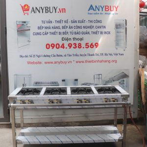 Bếp Giàn Gas Hàn Quốc 4 Họng To