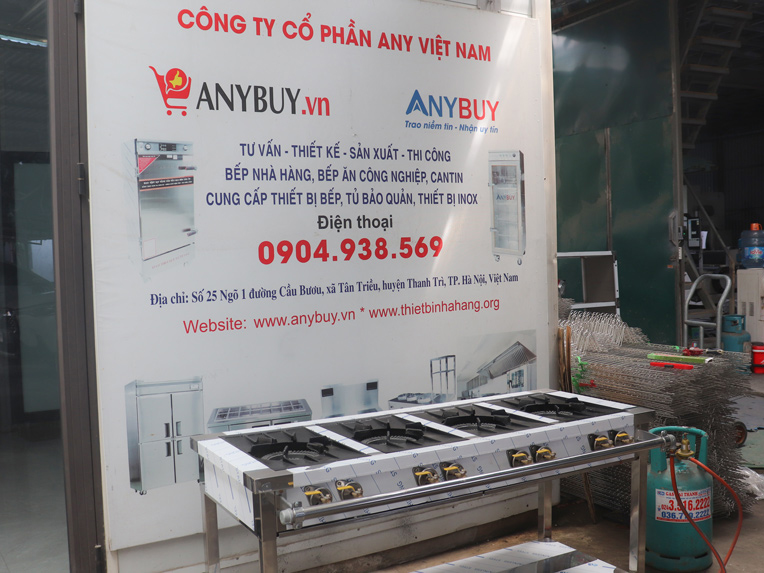 Bếp Giàn Gas Hàn Quốc 4 Họng To Thiết Bị Nhà Hàng Bếp Giàn Gas Hàn Quốc 4 Họng To
