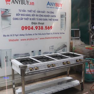Bếp Giàn Gas Hàn Quốc 4 Họng To