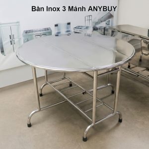 Bàn Inox 3 Mảnh