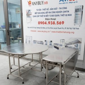 Bàn Inox 3 Mảnh