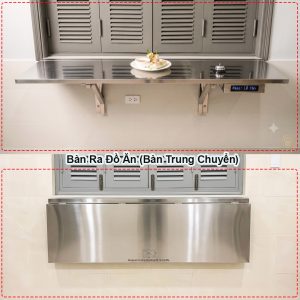 Bàn Ra Đồ Ăn Bàn Trung Chuyển