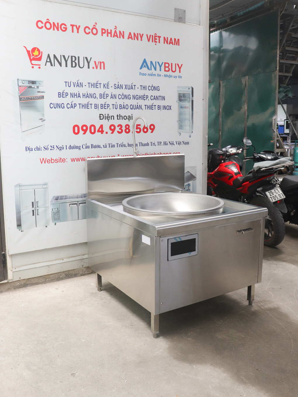 Bếp Từ 20KW Liền Chảo Thiết Bị Nhà Hàng Bếp Từ 20KW Liền Chảo